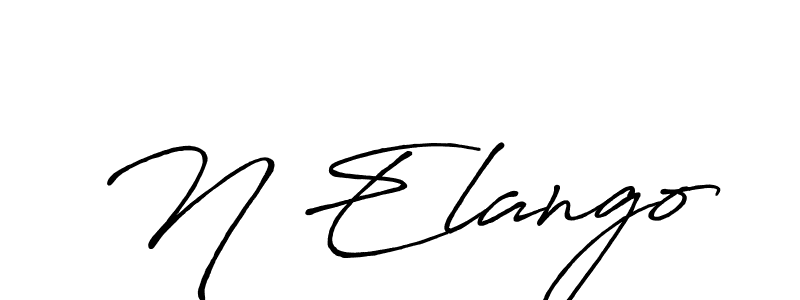 Here are the top 10 professional signature styles for the name N Elango. These are the best autograph styles you can use for your name. N Elango signature style 7 images and pictures png