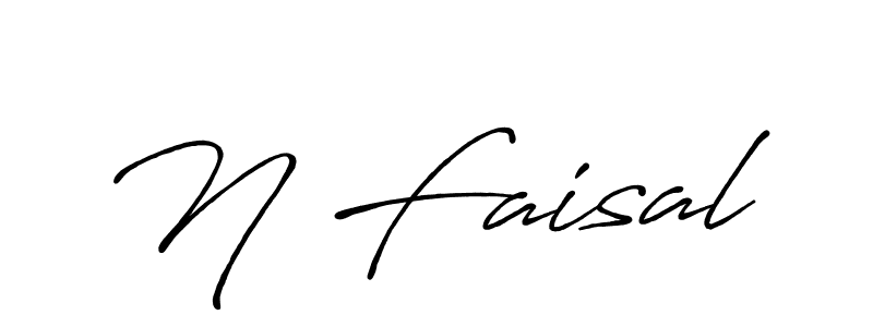 This is the best signature style for the N Faisal name. Also you like these signature font (Antro_Vectra_Bolder). Mix name signature. N Faisal signature style 7 images and pictures png