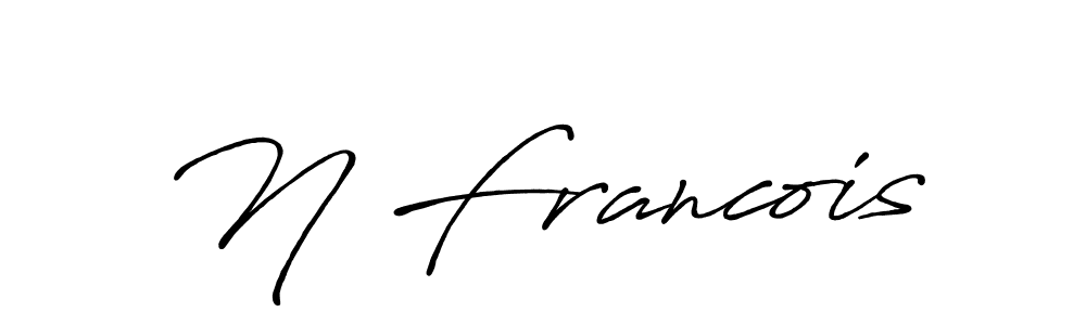 Also we have N Francois name is the best signature style. Create professional handwritten signature collection using Antro_Vectra_Bolder autograph style. N Francois signature style 7 images and pictures png