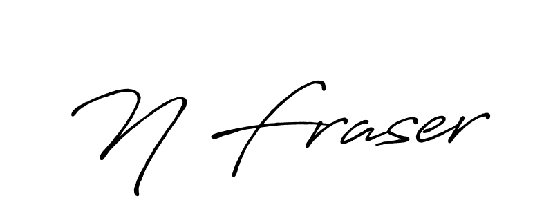 Also we have N Fraser name is the best signature style. Create professional handwritten signature collection using Antro_Vectra_Bolder autograph style. N Fraser signature style 7 images and pictures png