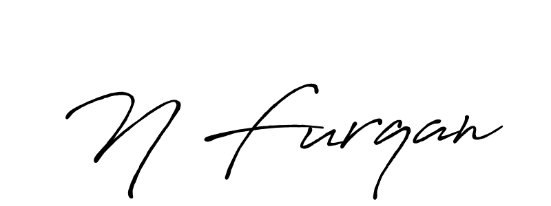 Antro_Vectra_Bolder is a professional signature style that is perfect for those who want to add a touch of class to their signature. It is also a great choice for those who want to make their signature more unique. Get N Furqan name to fancy signature for free. N Furqan signature style 7 images and pictures png