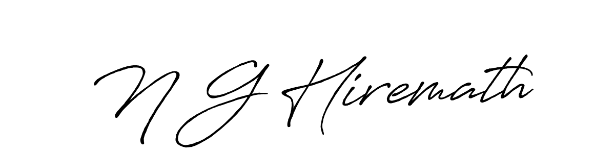 Similarly Antro_Vectra_Bolder is the best handwritten signature design. Signature creator online .You can use it as an online autograph creator for name N G Hiremath. N G Hiremath signature style 7 images and pictures png