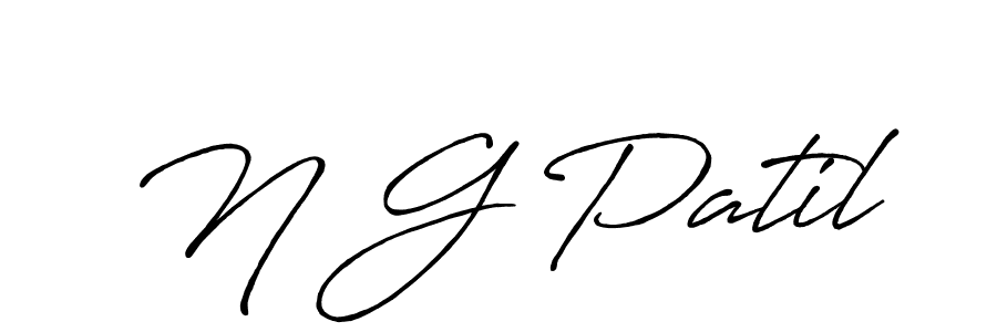 Also we have N G Patil name is the best signature style. Create professional handwritten signature collection using Antro_Vectra_Bolder autograph style. N G Patil signature style 7 images and pictures png