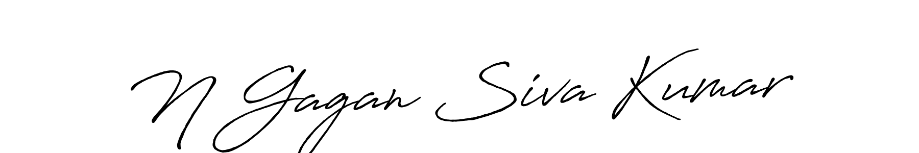 It looks lik you need a new signature style for name N Gagan Siva Kumar. Design unique handwritten (Antro_Vectra_Bolder) signature with our free signature maker in just a few clicks. N Gagan Siva Kumar signature style 7 images and pictures png