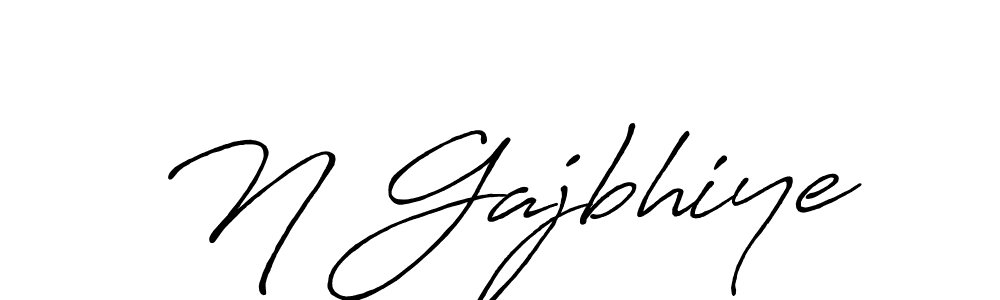 Best and Professional Signature Style for N Gajbhiye. Antro_Vectra_Bolder Best Signature Style Collection. N Gajbhiye signature style 7 images and pictures png
