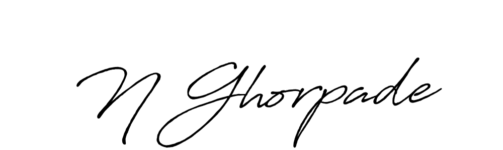 Antro_Vectra_Bolder is a professional signature style that is perfect for those who want to add a touch of class to their signature. It is also a great choice for those who want to make their signature more unique. Get N Ghorpade name to fancy signature for free. N Ghorpade signature style 7 images and pictures png