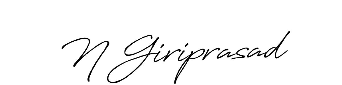 Antro_Vectra_Bolder is a professional signature style that is perfect for those who want to add a touch of class to their signature. It is also a great choice for those who want to make their signature more unique. Get N Giriprasad name to fancy signature for free. N Giriprasad signature style 7 images and pictures png