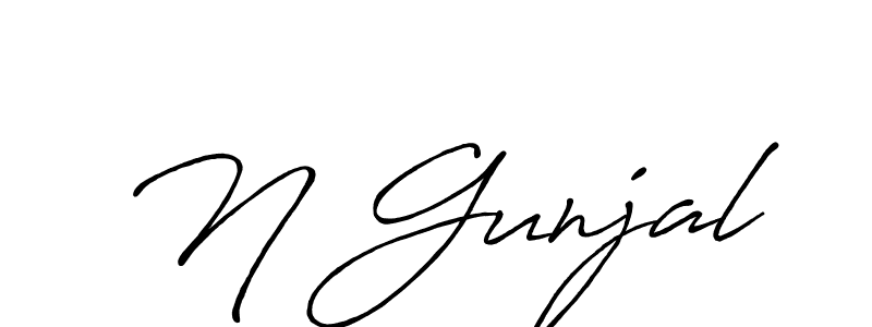Check out images of Autograph of N Gunjal name. Actor N Gunjal Signature Style. Antro_Vectra_Bolder is a professional sign style online. N Gunjal signature style 7 images and pictures png