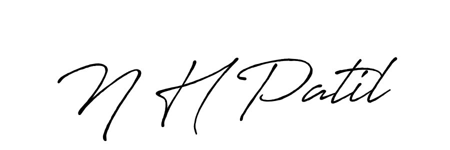 Once you've used our free online signature maker to create your best signature Antro_Vectra_Bolder style, it's time to enjoy all of the benefits that N H Patil name signing documents. N H Patil signature style 7 images and pictures png