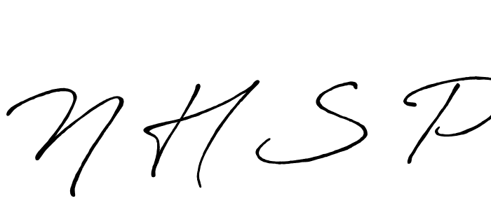 Antro_Vectra_Bolder is a professional signature style that is perfect for those who want to add a touch of class to their signature. It is also a great choice for those who want to make their signature more unique. Get N H S P name to fancy signature for free. N H S P signature style 7 images and pictures png