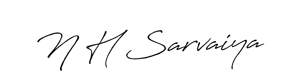 Once you've used our free online signature maker to create your best signature Antro_Vectra_Bolder style, it's time to enjoy all of the benefits that N H Sarvaiya name signing documents. N H Sarvaiya signature style 7 images and pictures png