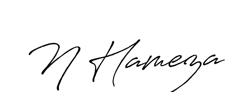 It looks lik you need a new signature style for name N Hameza. Design unique handwritten (Antro_Vectra_Bolder) signature with our free signature maker in just a few clicks. N Hameza signature style 7 images and pictures png