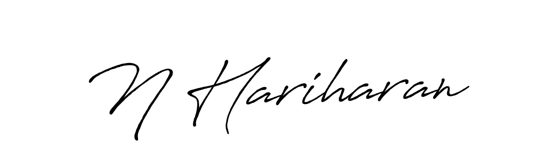 Make a beautiful signature design for name N Hariharan. Use this online signature maker to create a handwritten signature for free. N Hariharan signature style 7 images and pictures png