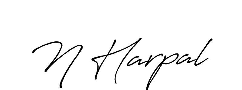 It looks lik you need a new signature style for name N Harpal. Design unique handwritten (Antro_Vectra_Bolder) signature with our free signature maker in just a few clicks. N Harpal signature style 7 images and pictures png