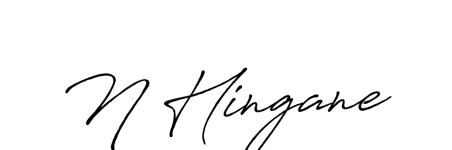 if you are searching for the best signature style for your name N Hingane. so please give up your signature search. here we have designed multiple signature styles  using Antro_Vectra_Bolder. N Hingane signature style 7 images and pictures png