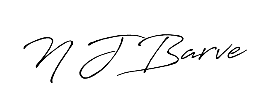 Also we have N J Barve name is the best signature style. Create professional handwritten signature collection using Antro_Vectra_Bolder autograph style. N J Barve signature style 7 images and pictures png