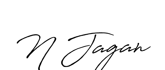 Use a signature maker to create a handwritten signature online. With this signature software, you can design (Antro_Vectra_Bolder) your own signature for name N Jagan. N Jagan signature style 7 images and pictures png