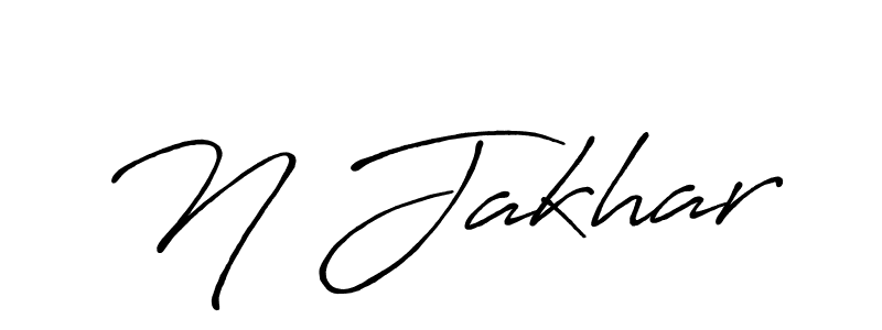 The best way (Antro_Vectra_Bolder) to make a short signature is to pick only two or three words in your name. The name N Jakhar include a total of six letters. For converting this name. N Jakhar signature style 7 images and pictures png