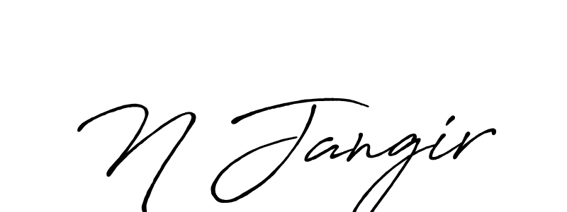 You can use this online signature creator to create a handwritten signature for the name N Jangir. This is the best online autograph maker. N Jangir signature style 7 images and pictures png