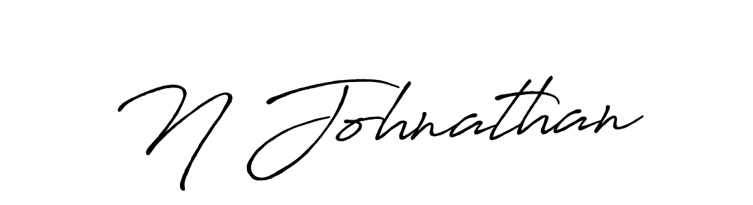 Once you've used our free online signature maker to create your best signature Antro_Vectra_Bolder style, it's time to enjoy all of the benefits that N Johnathan name signing documents. N Johnathan signature style 7 images and pictures png