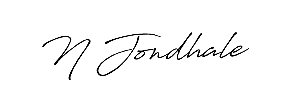 The best way (Antro_Vectra_Bolder) to make a short signature is to pick only two or three words in your name. The name N Jondhale include a total of six letters. For converting this name. N Jondhale signature style 7 images and pictures png