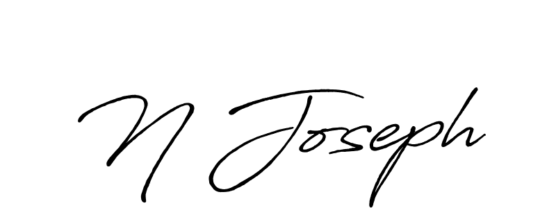 Best and Professional Signature Style for N Joseph. Antro_Vectra_Bolder Best Signature Style Collection. N Joseph signature style 7 images and pictures png