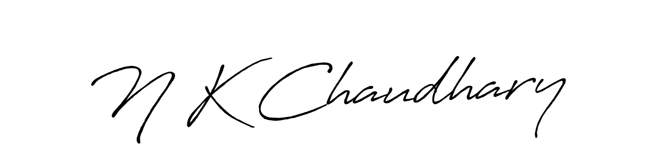 How to Draw N K Chaudhary signature style? Antro_Vectra_Bolder is a latest design signature styles for name N K Chaudhary. N K Chaudhary signature style 7 images and pictures png