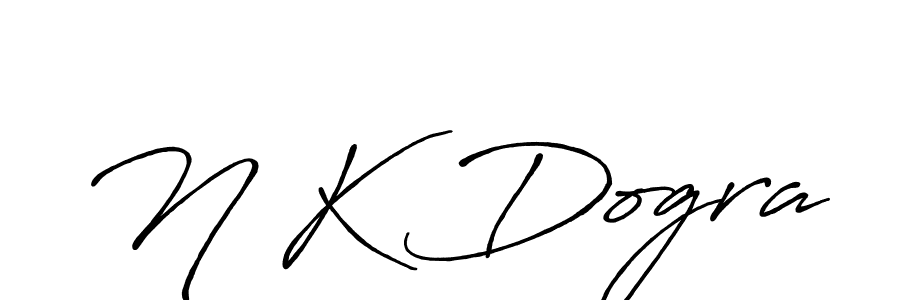 Antro_Vectra_Bolder is a professional signature style that is perfect for those who want to add a touch of class to their signature. It is also a great choice for those who want to make their signature more unique. Get N K Dogra name to fancy signature for free. N K Dogra signature style 7 images and pictures png