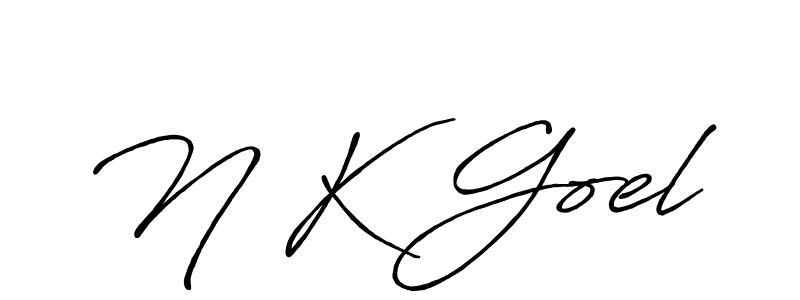 How to Draw N K Goel signature style? Antro_Vectra_Bolder is a latest design signature styles for name N K Goel. N K Goel signature style 7 images and pictures png