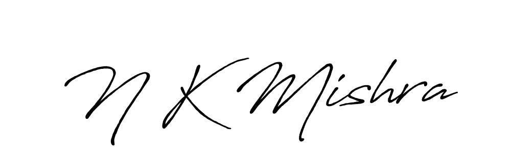 It looks lik you need a new signature style for name N K Mishra. Design unique handwritten (Antro_Vectra_Bolder) signature with our free signature maker in just a few clicks. N K Mishra signature style 7 images and pictures png