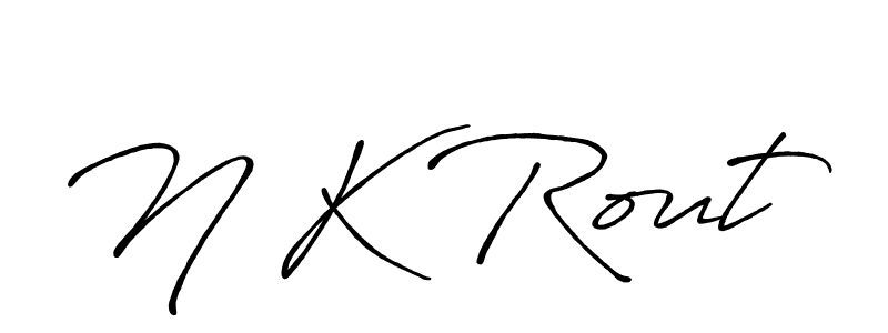 if you are searching for the best signature style for your name N K Rout. so please give up your signature search. here we have designed multiple signature styles  using Antro_Vectra_Bolder. N K Rout signature style 7 images and pictures png