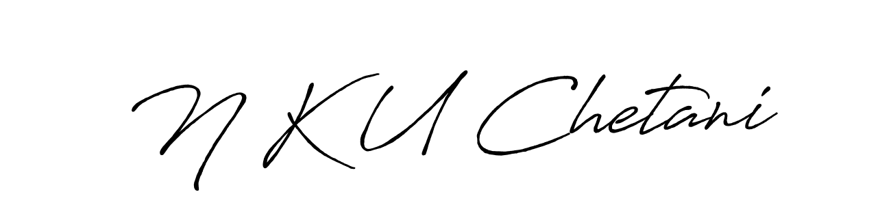 Here are the top 10 professional signature styles for the name N K U Chetani. These are the best autograph styles you can use for your name. N K U Chetani signature style 7 images and pictures png