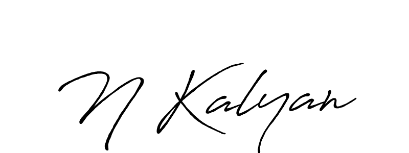 Antro_Vectra_Bolder is a professional signature style that is perfect for those who want to add a touch of class to their signature. It is also a great choice for those who want to make their signature more unique. Get N Kalyan name to fancy signature for free. N Kalyan signature style 7 images and pictures png