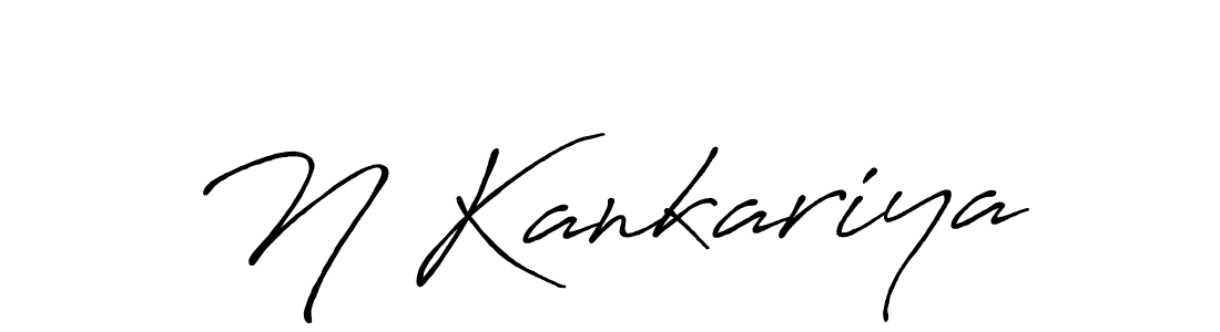 It looks lik you need a new signature style for name N Kankariya. Design unique handwritten (Antro_Vectra_Bolder) signature with our free signature maker in just a few clicks. N Kankariya signature style 7 images and pictures png