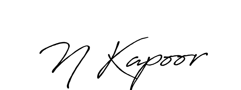 Make a beautiful signature design for name N Kapoor. Use this online signature maker to create a handwritten signature for free. N Kapoor signature style 7 images and pictures png