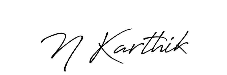 if you are searching for the best signature style for your name N Karthik. so please give up your signature search. here we have designed multiple signature styles  using Antro_Vectra_Bolder. N Karthik signature style 7 images and pictures png