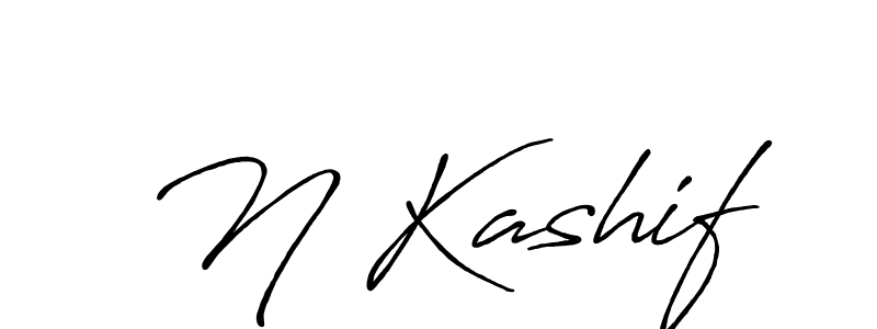 You can use this online signature creator to create a handwritten signature for the name N Kashif. This is the best online autograph maker. N Kashif signature style 7 images and pictures png