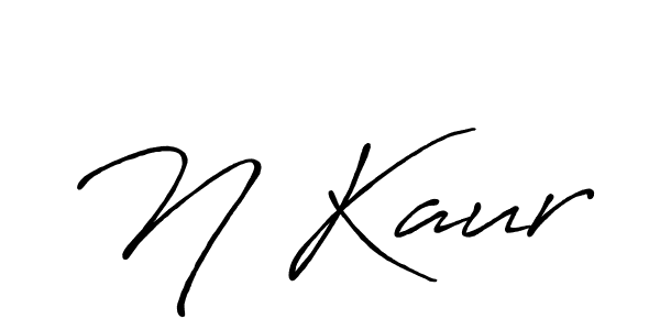 You should practise on your own different ways (Antro_Vectra_Bolder) to write your name (N Kaur) in signature. don't let someone else do it for you. N Kaur signature style 7 images and pictures png