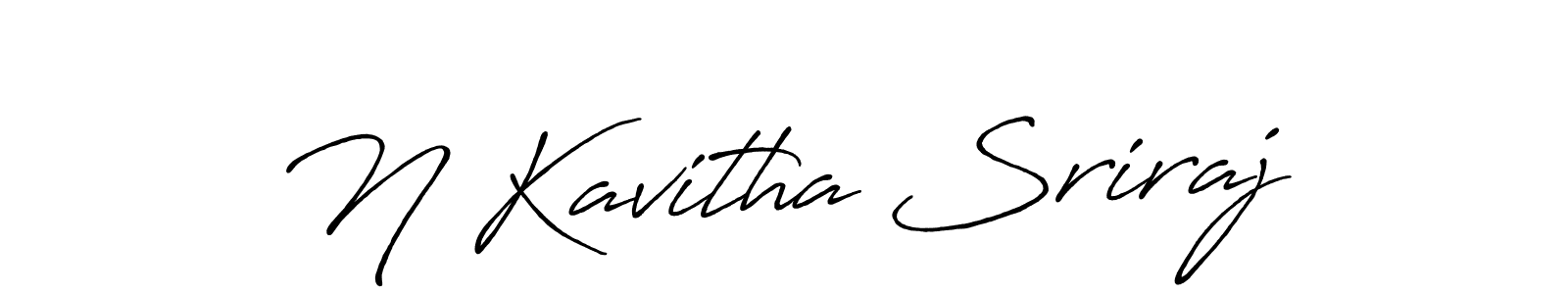 Here are the top 10 professional signature styles for the name N Kavitha Sriraj. These are the best autograph styles you can use for your name. N Kavitha Sriraj signature style 7 images and pictures png