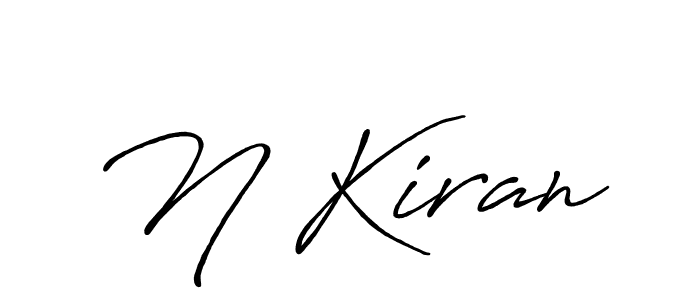 Make a beautiful signature design for name N Kiran. Use this online signature maker to create a handwritten signature for free. N Kiran signature style 7 images and pictures png