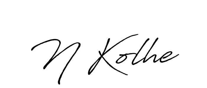 Also You can easily find your signature by using the search form. We will create N Kolhe name handwritten signature images for you free of cost using Antro_Vectra_Bolder sign style. N Kolhe signature style 7 images and pictures png