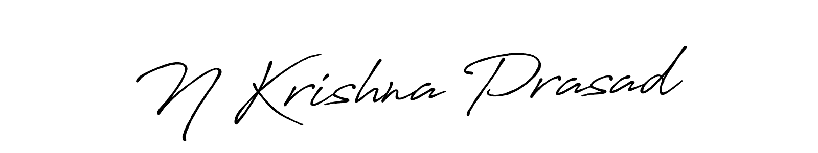 if you are searching for the best signature style for your name N Krishna Prasad. so please give up your signature search. here we have designed multiple signature styles  using Antro_Vectra_Bolder. N Krishna Prasad signature style 7 images and pictures png