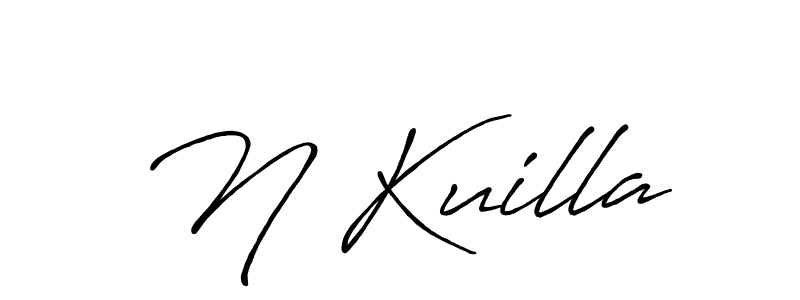 Make a beautiful signature design for name N Kuilla. Use this online signature maker to create a handwritten signature for free. N Kuilla signature style 7 images and pictures png