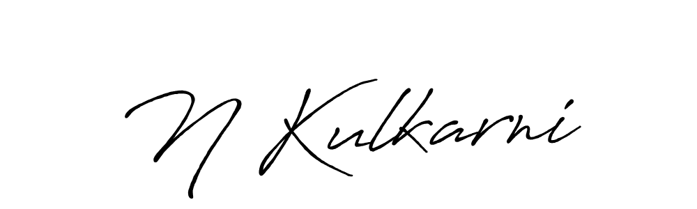 How to make N Kulkarni signature? Antro_Vectra_Bolder is a professional autograph style. Create handwritten signature for N Kulkarni name. N Kulkarni signature style 7 images and pictures png