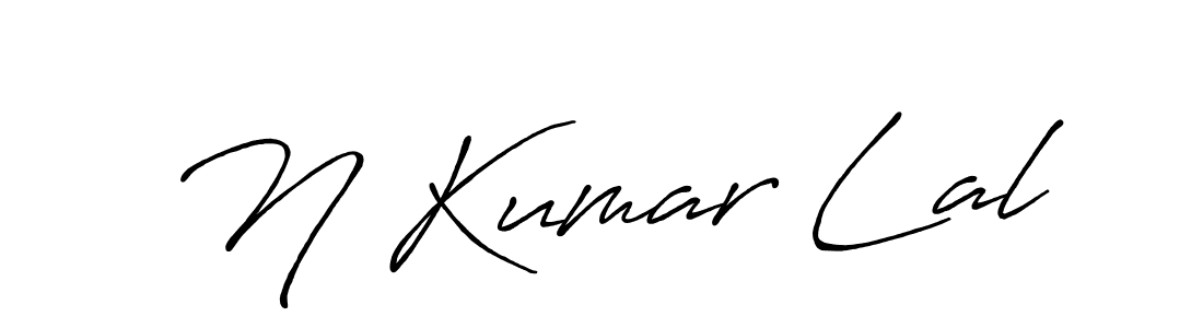 N Kumar Lal stylish signature style. Best Handwritten Sign (Antro_Vectra_Bolder) for my name. Handwritten Signature Collection Ideas for my name N Kumar Lal. N Kumar Lal signature style 7 images and pictures png