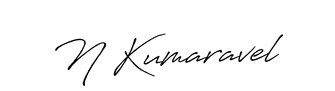 Make a beautiful signature design for name N Kumaravel. Use this online signature maker to create a handwritten signature for free. N Kumaravel signature style 7 images and pictures png