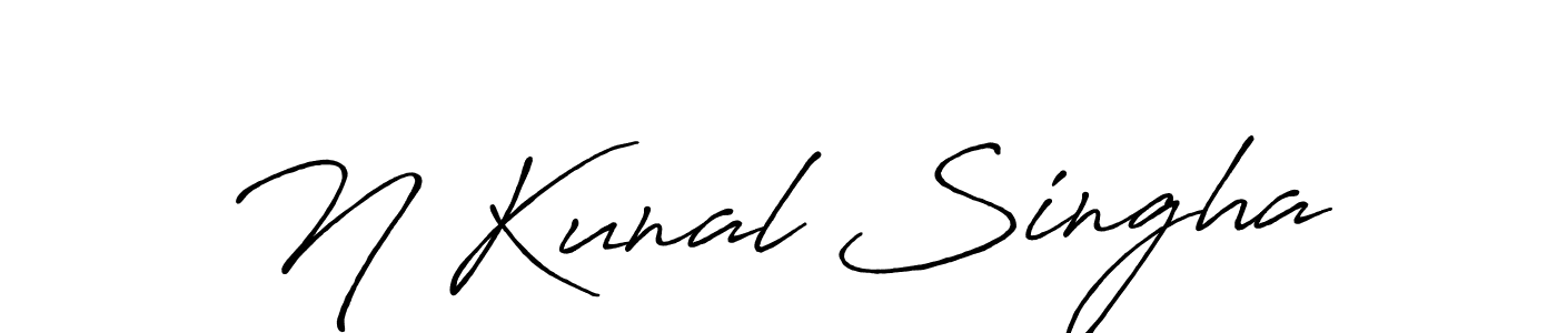 Here are the top 10 professional signature styles for the name N Kunal Singha. These are the best autograph styles you can use for your name. N Kunal Singha signature style 7 images and pictures png