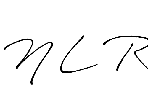 Similarly Antro_Vectra_Bolder is the best handwritten signature design. Signature creator online .You can use it as an online autograph creator for name N L R. N L R signature style 7 images and pictures png