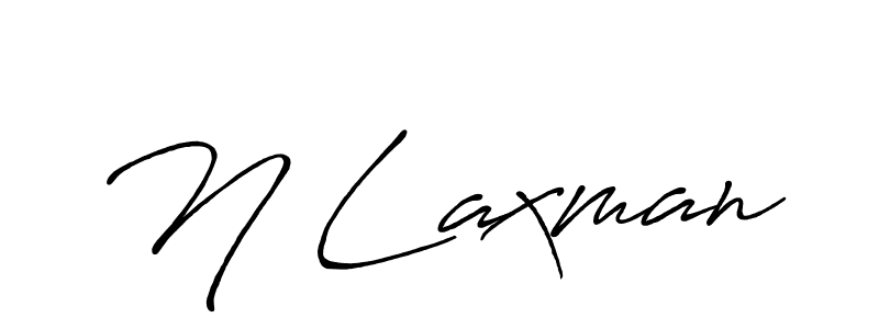 You should practise on your own different ways (Antro_Vectra_Bolder) to write your name (N Laxman) in signature. don't let someone else do it for you. N Laxman signature style 7 images and pictures png