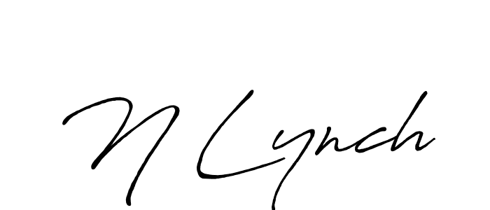 How to Draw N Lynch signature style? Antro_Vectra_Bolder is a latest design signature styles for name N Lynch. N Lynch signature style 7 images and pictures png
